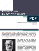 BEHAVIORISMO DE PAVLOV E SKINNER