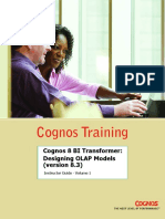 Cognos 8 BI Transformer Designing OLAP Models