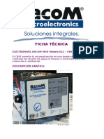 96835884 Ficha Tecnica Electronivel Racom Dlc Cbst
