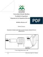 Ficha 3 - Transdutores Eléctricos de Posição - Resistivos e Indutivos