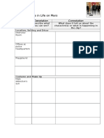 Mise en Scene Life on Mars Flipped Homework-2