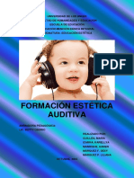 Formación Estética Auditiva