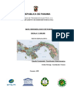 Nota Explicativa Hidrogeologico de Panamá