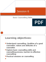 Session 6: Basic Counselling Skills