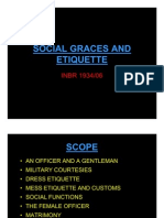 Social Graces and Etiquette
