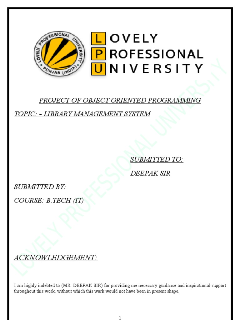 Library Management System | PDF | Libraries | Software Development