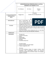 Desinfeksi Bak Perendaman, Lantai, Dinding Dan Mesin Cuci