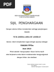 Sijil Kehadiran Penuh