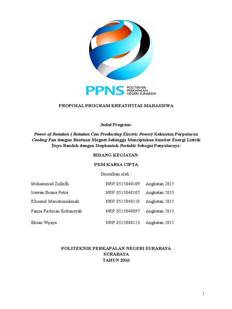 Contoh PKM KC | PDF
