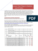 How To Increase Your Papers Citations An PDF