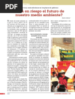 ¿Está en riesgo el futuro de nuestro medio ambiente?
