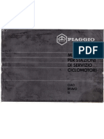 Manuale per stazioni di servizio ciclomotori Piaggio