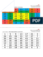 Quick Draw Time Management Activities