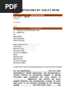 Bank Guarantee Swift Mt760 Sample 2