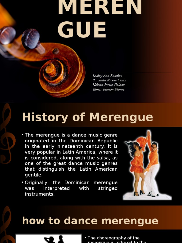 History and Dance of Merengue Music | PDF