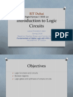 EEEE-120 - Lecture 2 - Logic Circuits - 1 PDF
