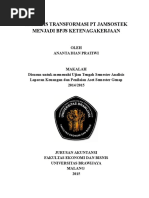Download Analisis Transformasi Pt Jamsostek Menjadi BPJS Ketenagakerjaan by Ananta Dian Pratiwi SN300407764 doc pdf