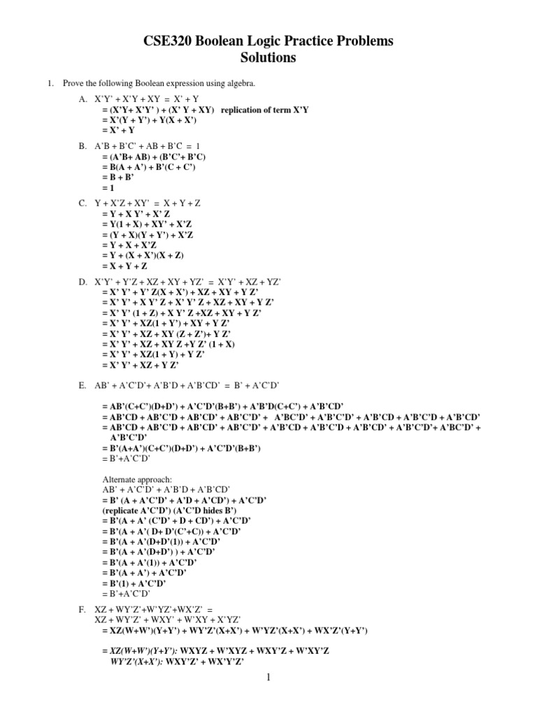 Boolean practice boolean algebra abstract algebra free 30 day 