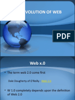 The Evolution of Web