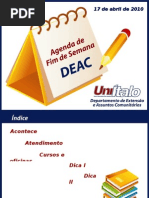 Agenda dia 17 de abril