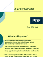 Hypothesis Test Full