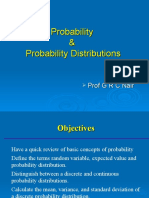 Probability &amp; Prob Distributions