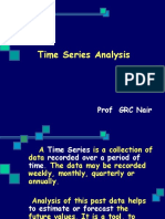 Time Series Analysis: Prof GRC Nair
