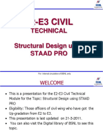 Structural Design Using STAAD PRO