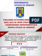 Evaluare DSU 2013