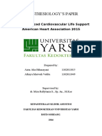 Anesthesiology'S Paper: Adult Advanced Cardiovascular Life Support American Heart Association 2015