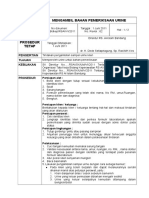 SOP 103 Mengambil Bahan Pemeriksaan Urine