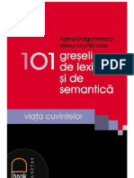 101 Greseli de Lexic Si de Semantica PDF