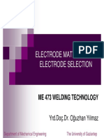 Electrode Materials and Electrode Selection