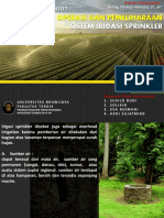 Operasi Dan Pemeliharaan Irigasi Sprinkler PDF