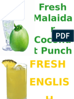 Fresh Malaida R Coconu T Punch