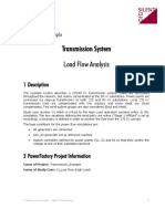 Transmission System Load Flow Analysis: Application Example