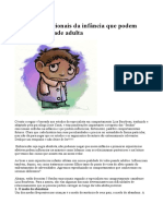 5 Feridas Emocionais Da Infância Que Podem Persistir Na Idade Adulta