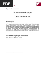 LV Distribution Example: Cable Reinforcement