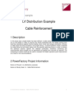LV Distribution Example: Cable Reinforcement