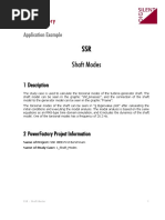 SSR Shaft Modes: Application Example