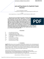 Design Improvement and Experiment of A Sandwich T-Joint Structure