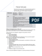 Chronic Back Pain: Long Case 17