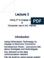 Using IT To Engage in EC & Computer Use in Int. Market