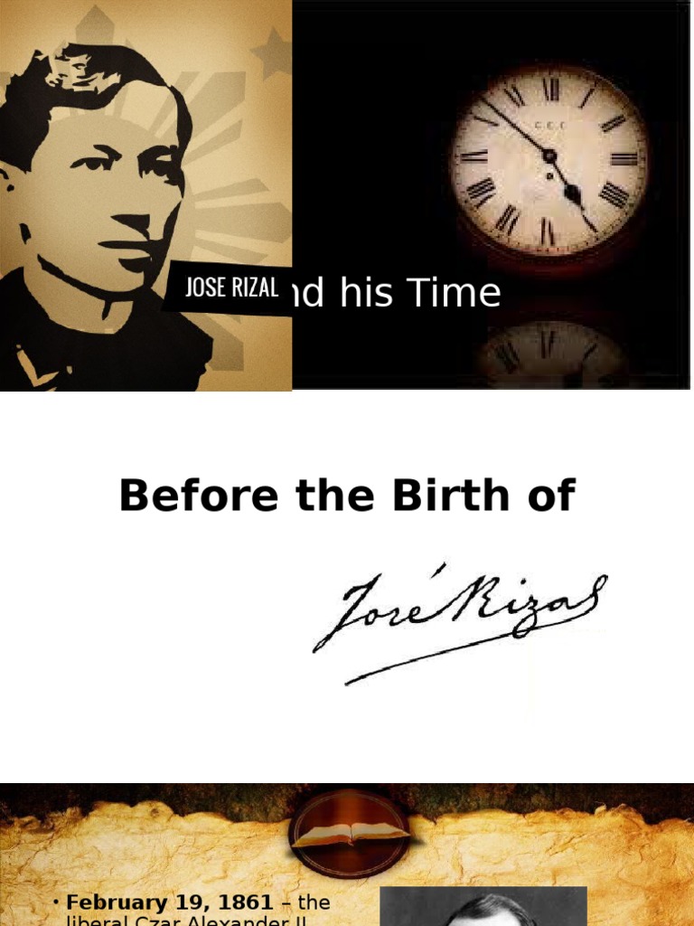 Rizal and His Time | PDF | History