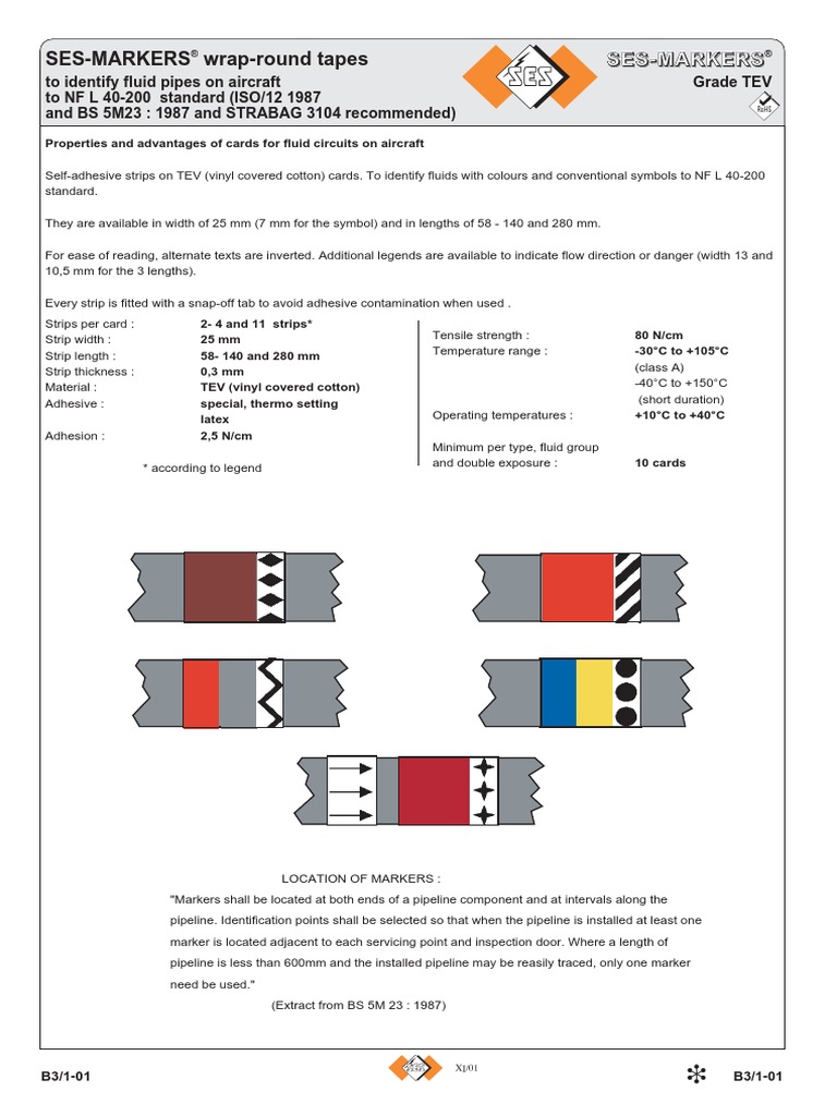 Fluid Circuit Identification On Aircraft | PDF | Pipe (Fluid Conveyance ...