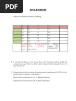 Excel Exercises