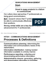The Greatest Threat To Many Projects Is A Failure To Communicate