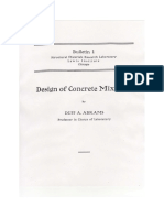 Design of Concrete Mixures