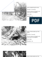 Scene: Establishing The Forest Duration: 10 Seconds Sound: Ambience (Diegetic) and Score Music (Non-Diegetic) Shot: Wide Transition: Cut