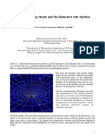 Links between string theory and the Riemann’s zeta function